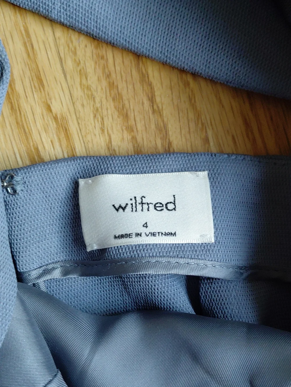 Wilfred Women's Sleeveless Wide-Leg Jumpsuit in Dusty Blue - Picture 2 of 3